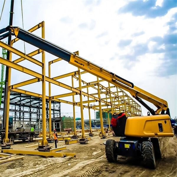 Angkat Boom Teleskopik Kecil Diesel