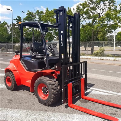 360 Spin Electric Terrain Rough Forklift