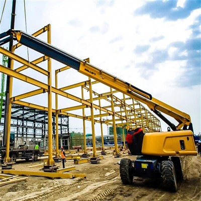 Angkat Boom Teleskopik Kecil Diesel